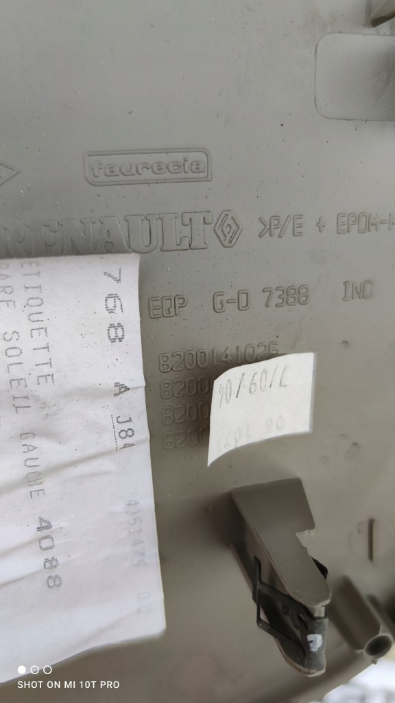 фото №4, Захист заглушка ліва консолі scenic ii 8200141026