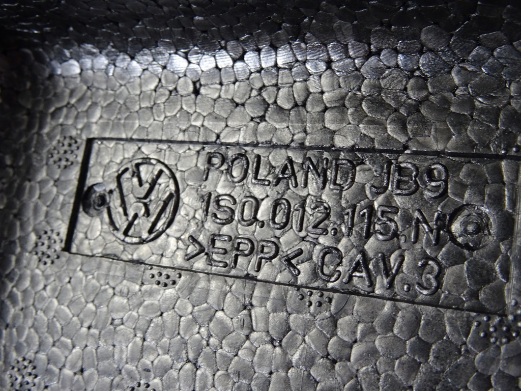 фото №11, Citigo vw up вкладыш багажника пенополистирол hak ушко 1s0012115n 6v0805615 2018r