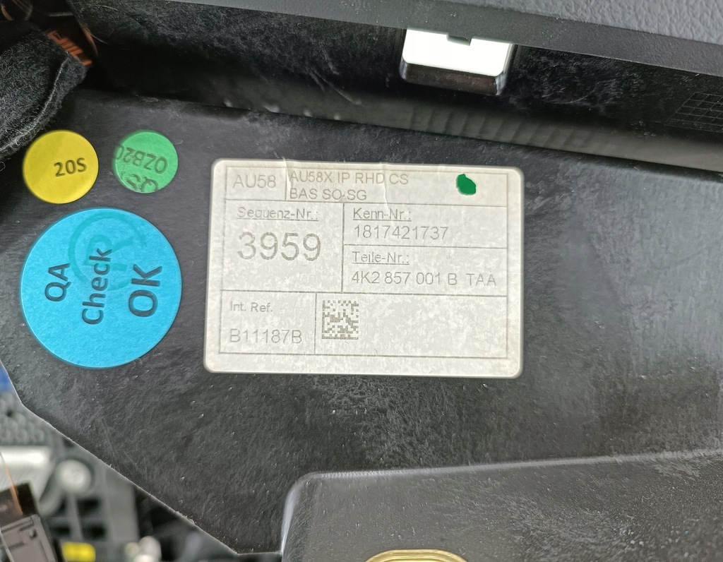 фото №10, Приборная панель приборная audi a7 c8 4k 4k2857001b uk