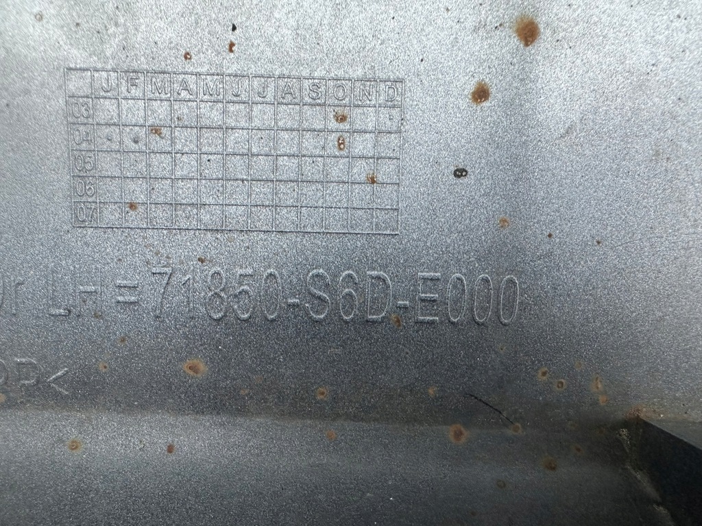 фото №15, Honda civic vii hb 5d молдинг порог левая 71850-s6d-e000