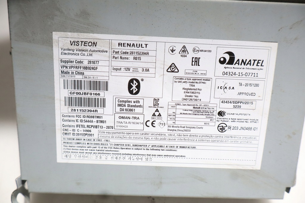 фото №4, Радио renault megane iv