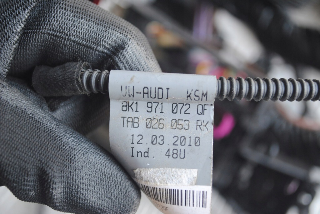 фото №8, Джгут електропроводка двигуна 8k1971072qf audi a5 8t sportback 2.0 tfsi