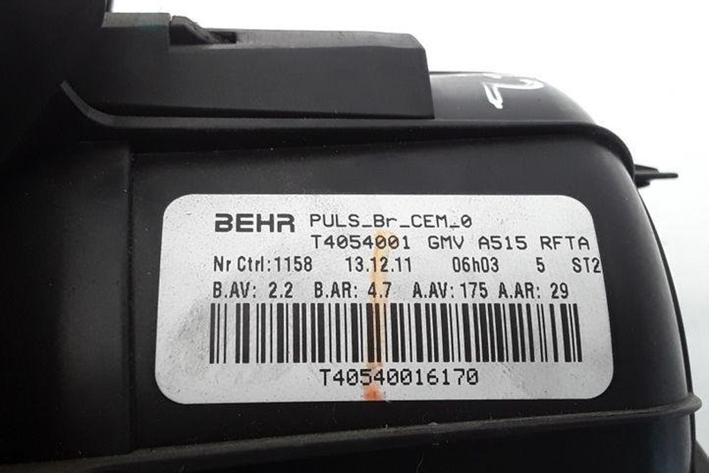 фото №8, Отопитель citroën c3 i fc_ t4054001 1.56l дизель 66kw 2012