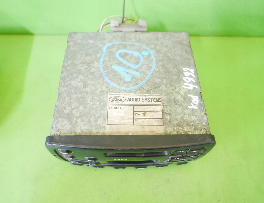 фото №5, Радио кассетный радиопроигрыватель ford 3000 2 канал + kod