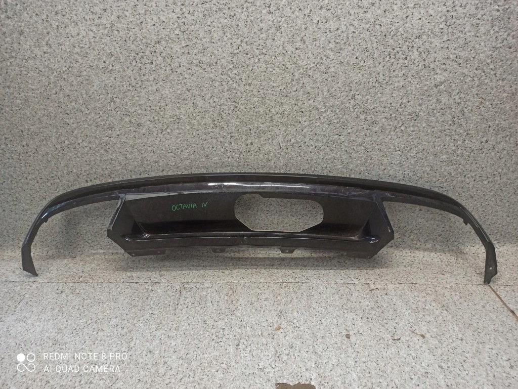 фото №1, Диффузор спойлер бампера задняя octavia iv rs vrs