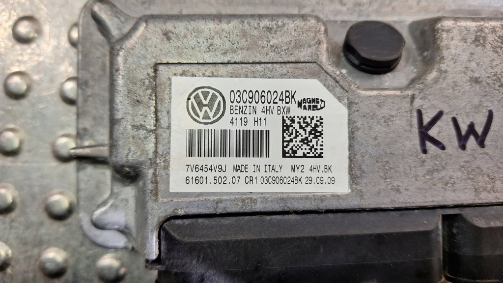 фото №5, Бортовой компьютер блок управления двигателя 03c906024bk seat ibiza iv 6j 1.4 16v