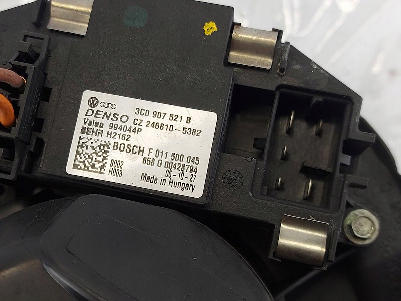 фото №7, Вентилятор обдув повітродувка резистор 3c0907521b vw audi seat skoda valeo