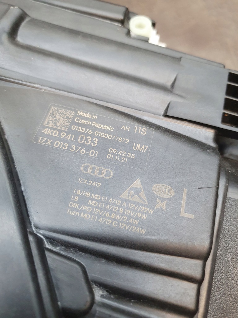 фото №13, Audi оригінальний номер 4k0941033 лампа full led