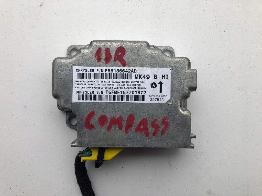 фото №1, Jeep compass датчик блок керування подушка безпеки 2011-16r