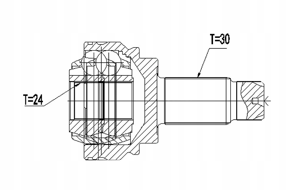 фото №1, Шарнір зовнішній. bmw x1 09- /задній, l/p/