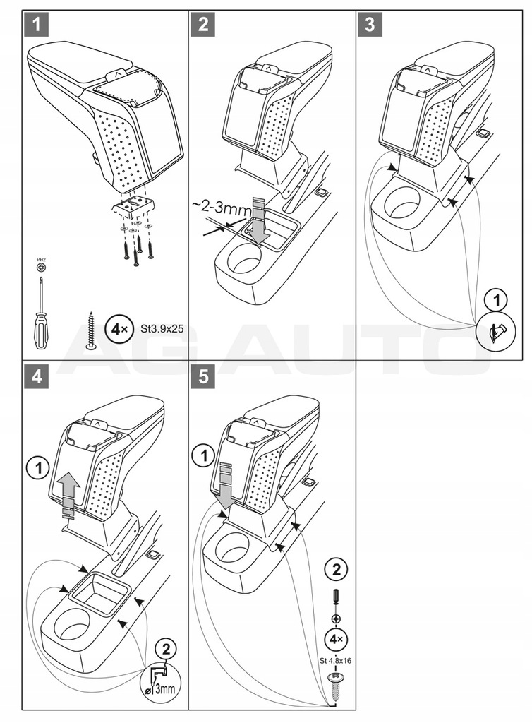фото №7, Подлокотник с адаптер do škoda fabia ii, 2007-2015, arm2-black