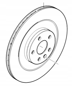 фото №1, Диск гальмівна 17'' задня volvo polestar 2