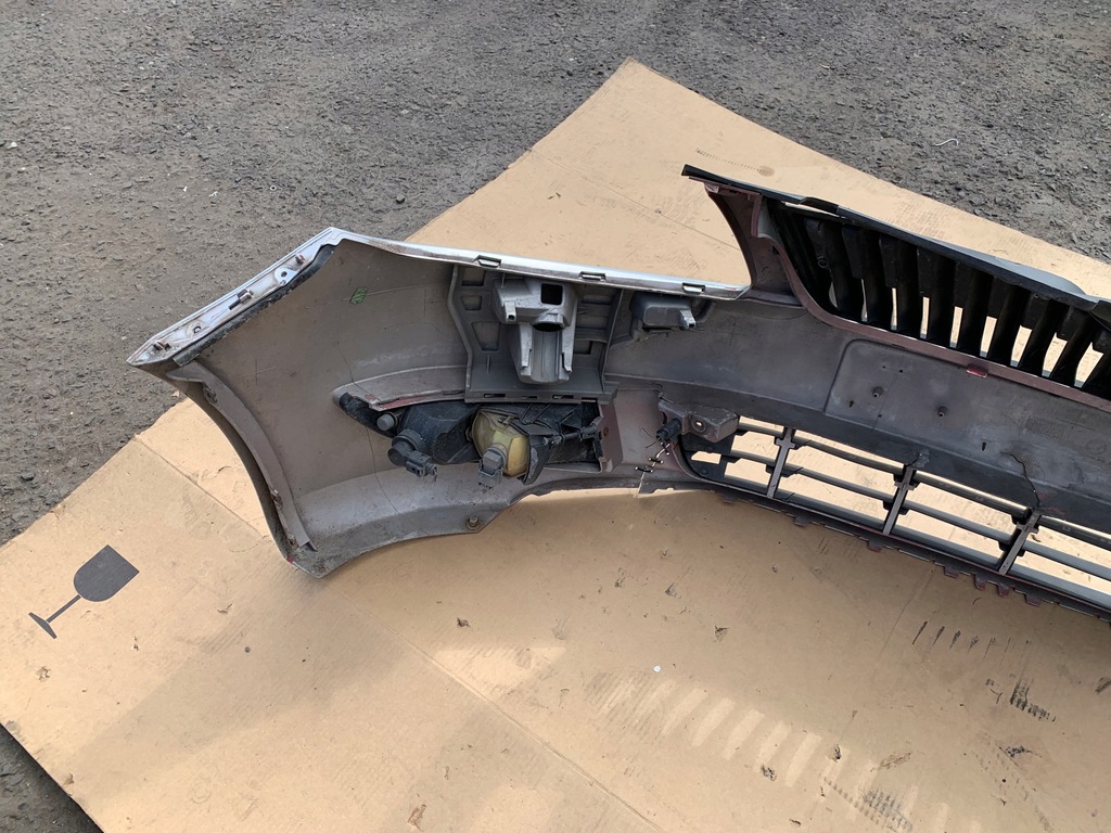 фото №7, Бампер перед передній решітка радіатора протитуманні фари skoda fabia ii 2 lift