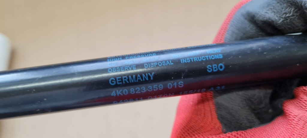 фото №9, A7 c8 4k амортизатор привод капот левый правый перед 4k0823359 a6 c8 4k