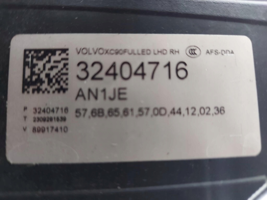 фото №5, Volvo xc90 full led фара правий