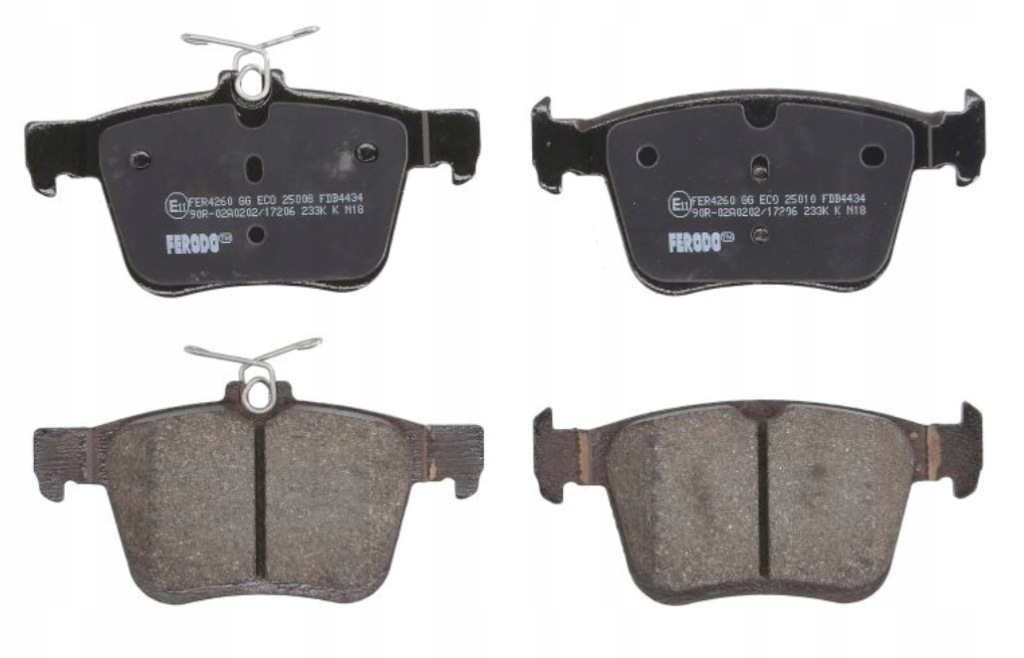 фото №1, Ferodo гальмівні колодки гальмівні задня audi a3 8v q2 tt vw golf 7 8 t-roc jetta taos