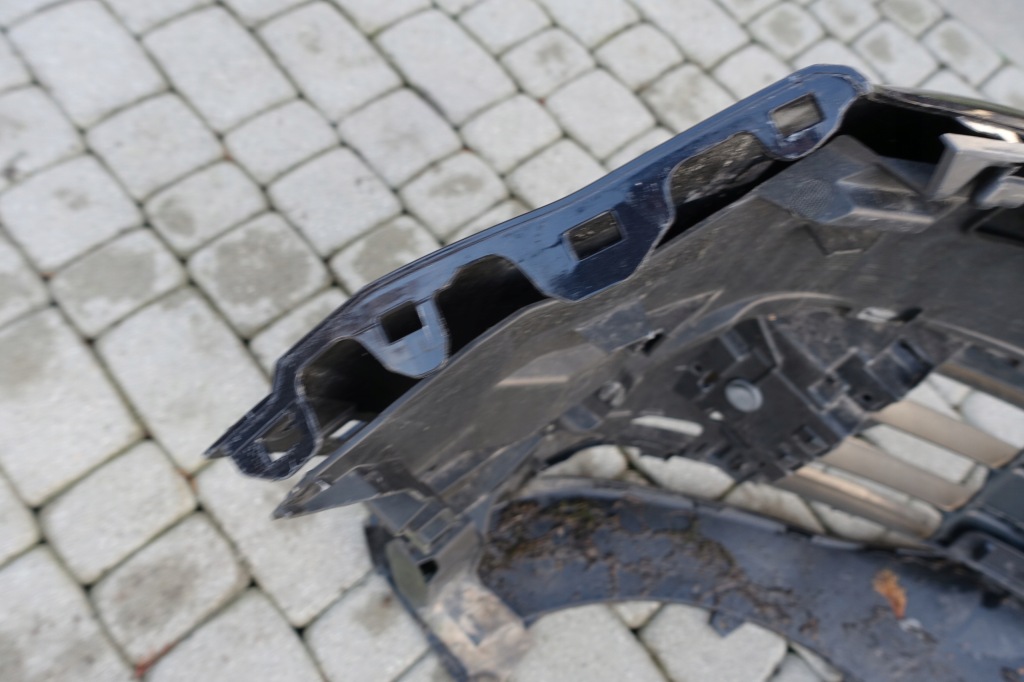 Audi q7 ii 4m0 s-line 15-19 бампер передний крепления оригинал Доставка