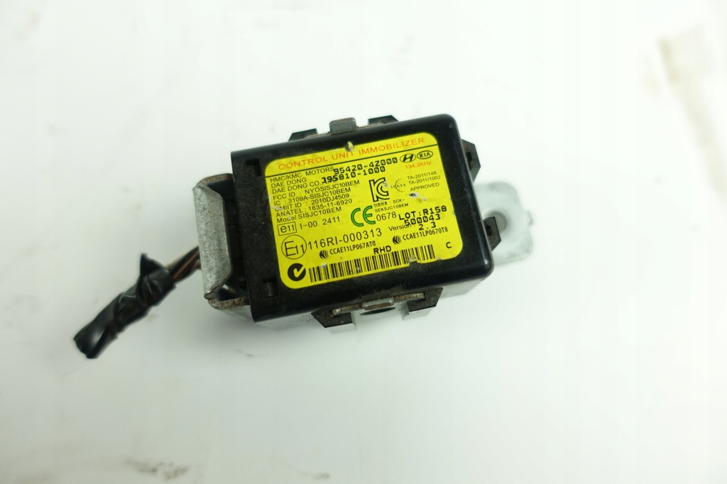 фото №1, Hyundai h350 иммобилайзер 95420-4z000