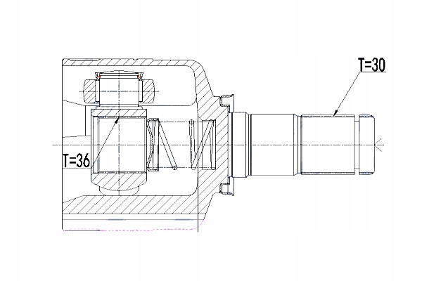 фото №4, Nty шарнир внутренний renault megane iii 2.0dci 09- scenic grand