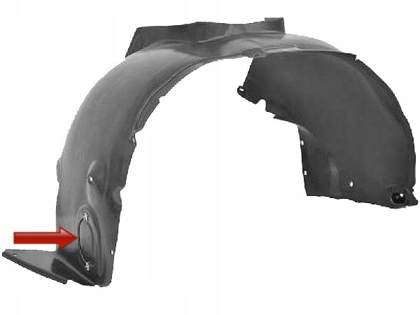 фото №4, Заглушка подкрылок перед do vw caddy iv 4 sa 2016-