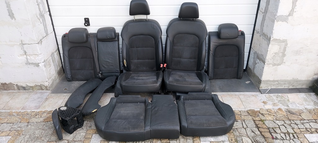 фото №1, Сидіння заднє сидіння шкіра alcantara skoda superb ii