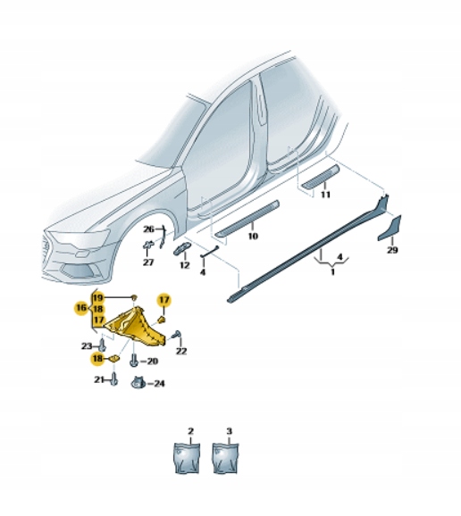 фото №1, Audi оригінальний номер 4k0853887g