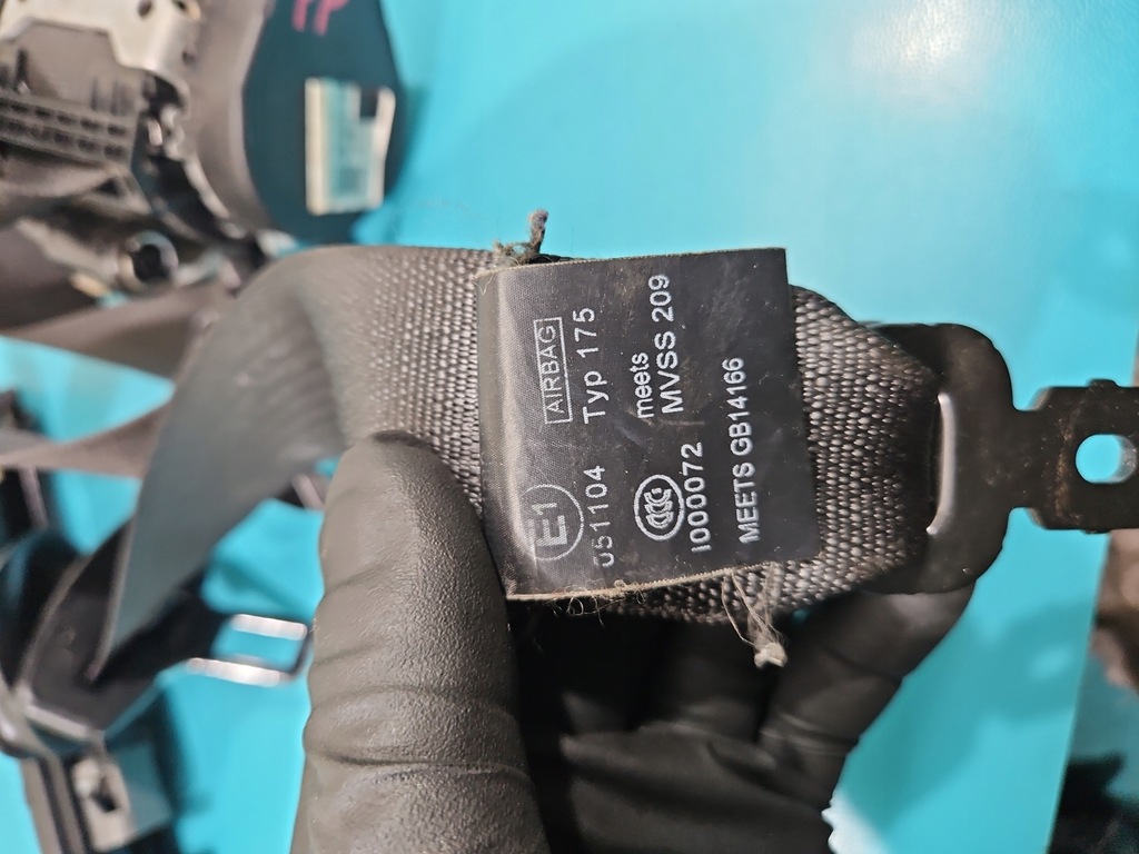 фото №9, Pas безпеки перед правий пасажира opel astra iv j 13297098, 13251166