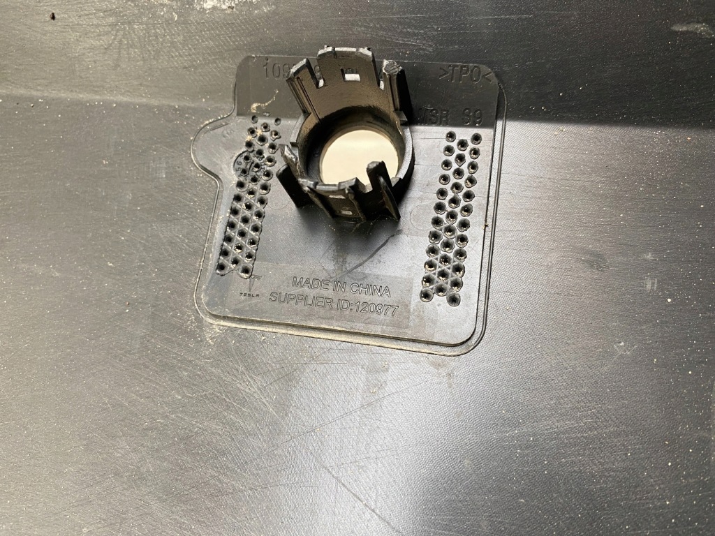 Бампер задняя tesla model s lift задний задний 2016- pdc 1057319-01-b в Украине