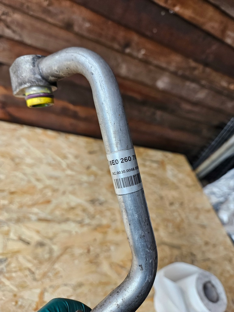 фото №5, Шланг трубка кондиціонера audi a4 b6 b7 8e0260707bk