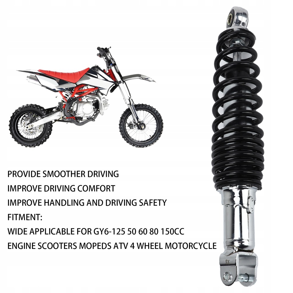 фото №3, Амортизатор колісна база 300 mm отвори кріпильні