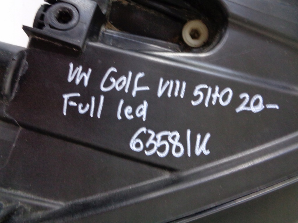 фото №8, Лампа права фара vw golf viii 8 5h 5h0 20- led