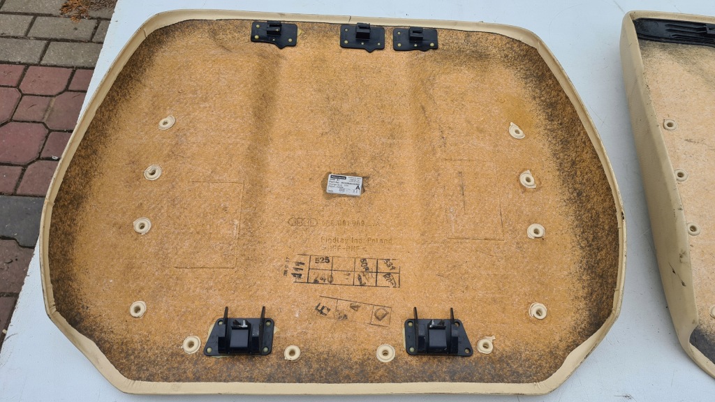 фото №12, Audi a4 b7 04-08r спинка сидіння перед захист з сітка kpl vanille 4f0881969