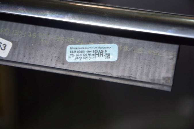 фото №8, Молдинг дверь audi a8 d4 w12 6.3fsi 4h4853764b