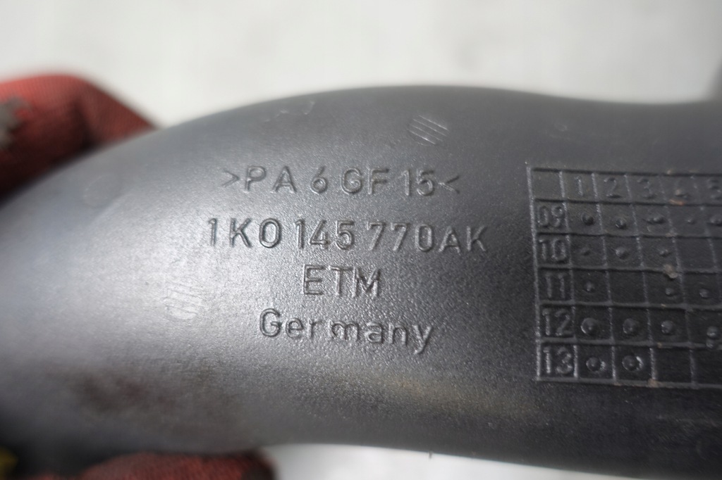 фото №4, Vw beetle 5c 1.4 tsi шланг труба интеркулер