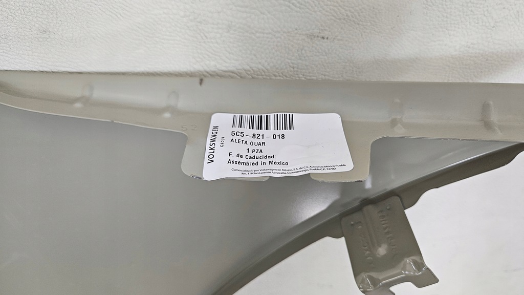 фото №7, Крыло перед передний правый верхний vw beetle 5c5821018 новый