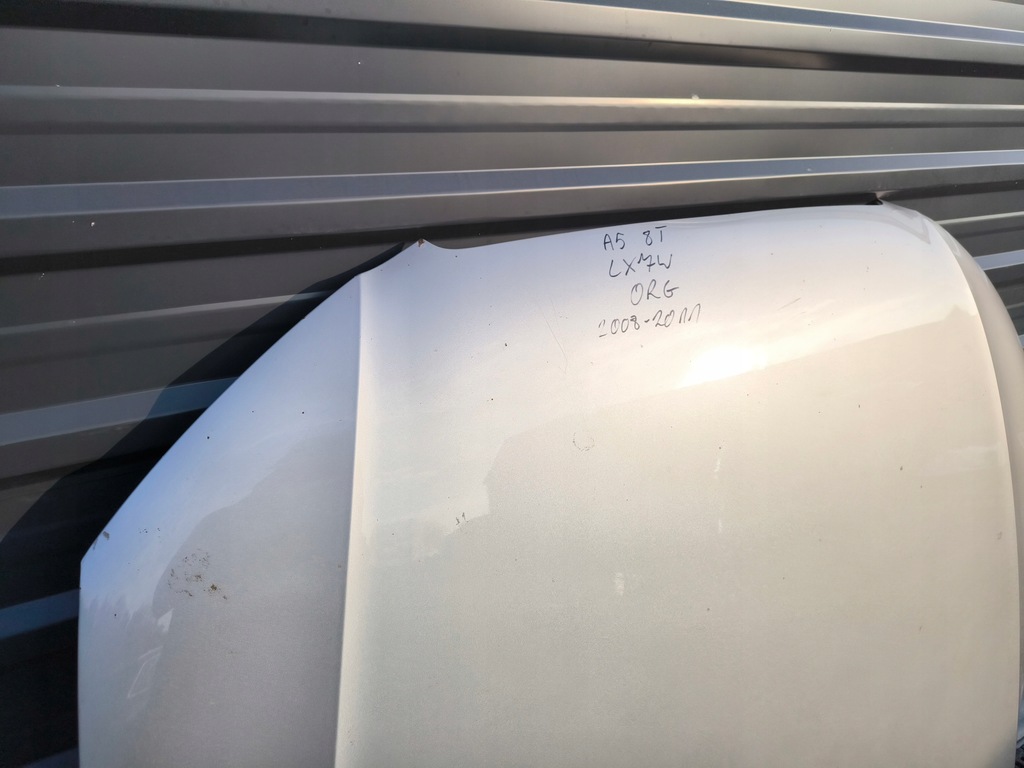 фото №12, Капот крышка двигателя audi a5 8t lx7w 2008-2011 оригинал !!!