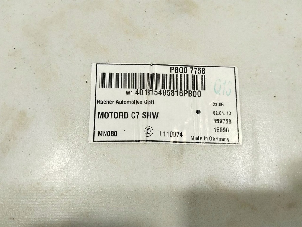 фото №5, Porsche cayman 981 2014 обшивка підлогова багажника