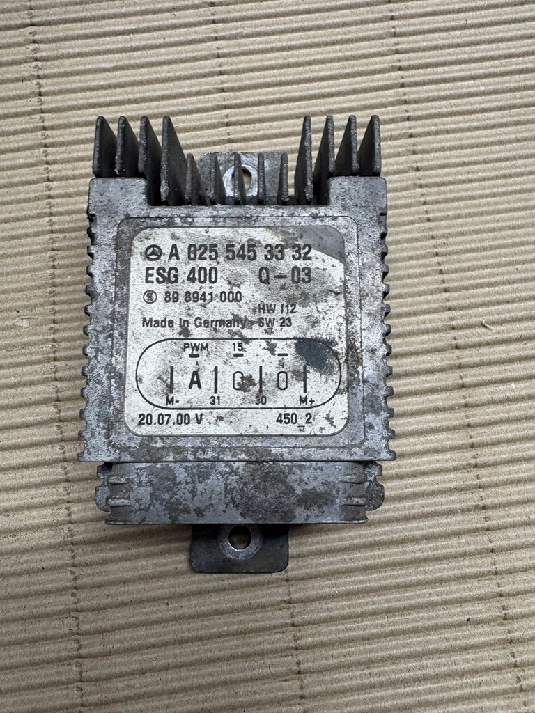 фото №1, Mercedes slk r170 модуль вентилятора блок керування реле