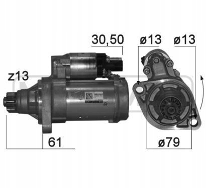 Стартер 02m911024h vw tiguan 1 sharan 2 1.4 tsi passat b7 2.0 tsi Киев