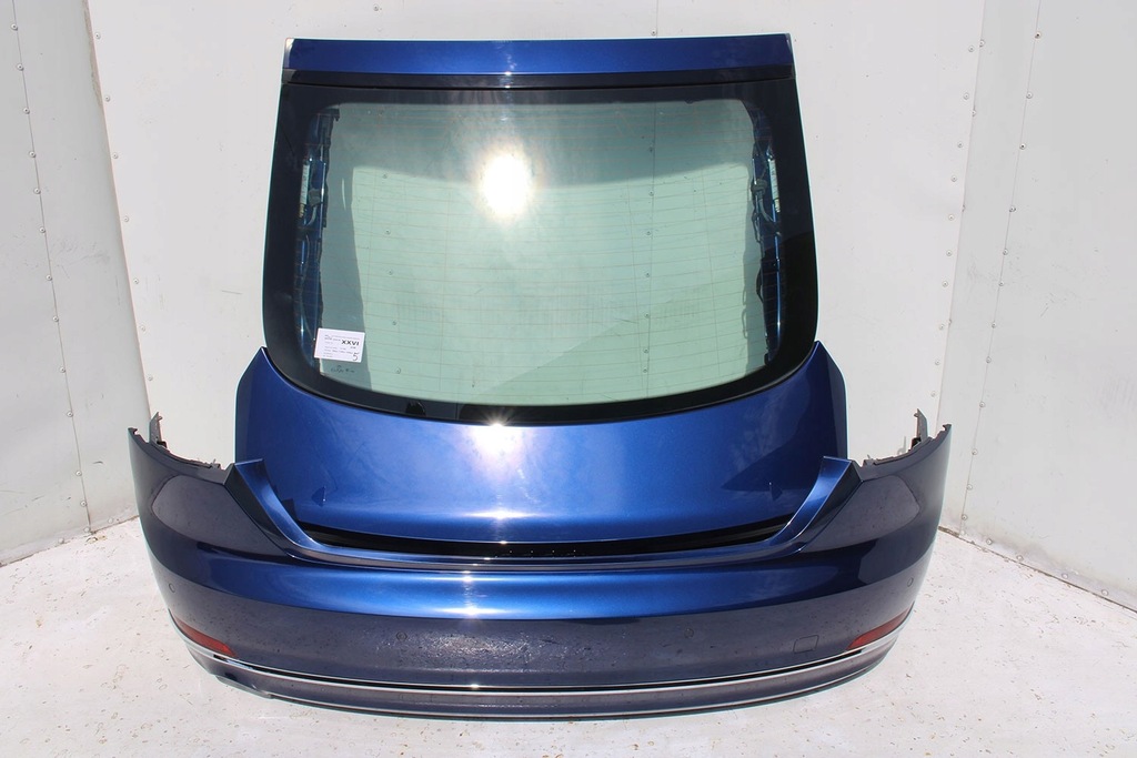 фото №8, Audi a5 sportback задняя бампер задний + крышка багажника багажника 8w f5 цвет 2g2d