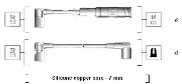 фото №1, Дроти запалювання 941115110655 magneti marelli