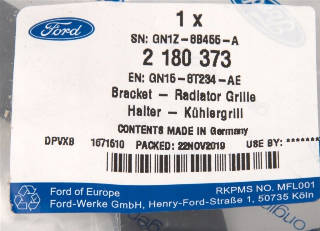 фото №6, Кронштейн усиление правый ford ecosport 2017- оригинальный номер