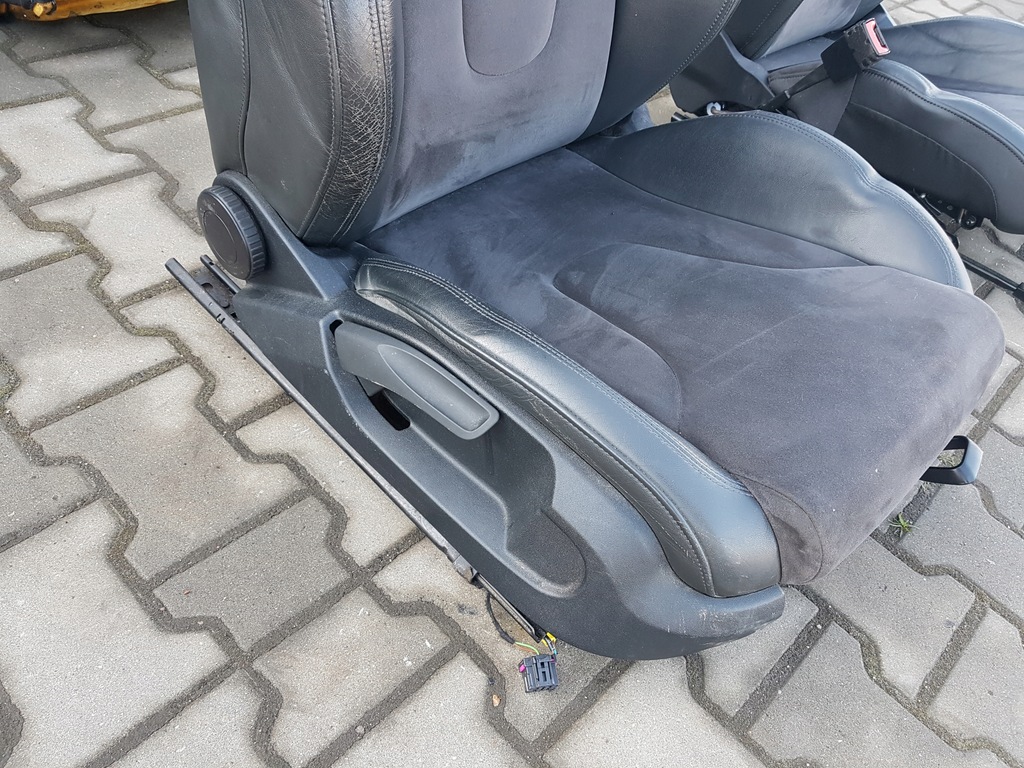 фото №9, Audi tt 8j 06-12r coupe сиденья заднее сиденье alcantara