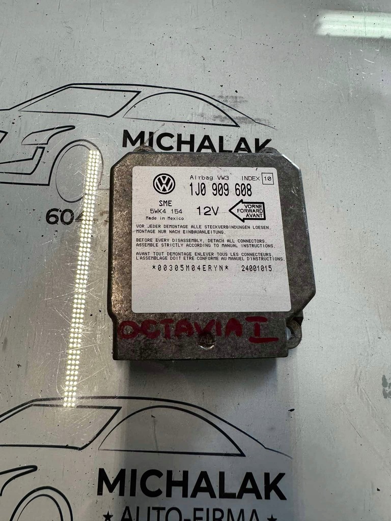 фото №1, Модуль датчик подушек подушка безопасности skoda octavia i