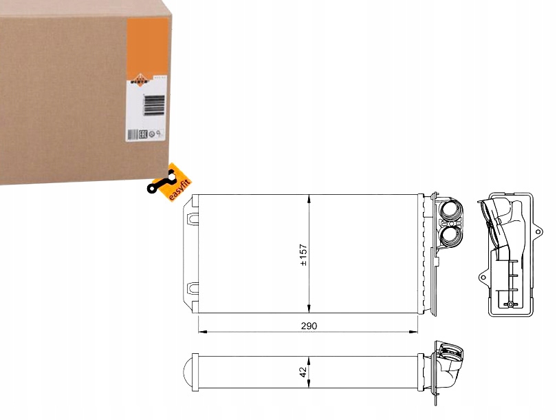 фото №1, Nrf58036 отопитель renault safrane 92-