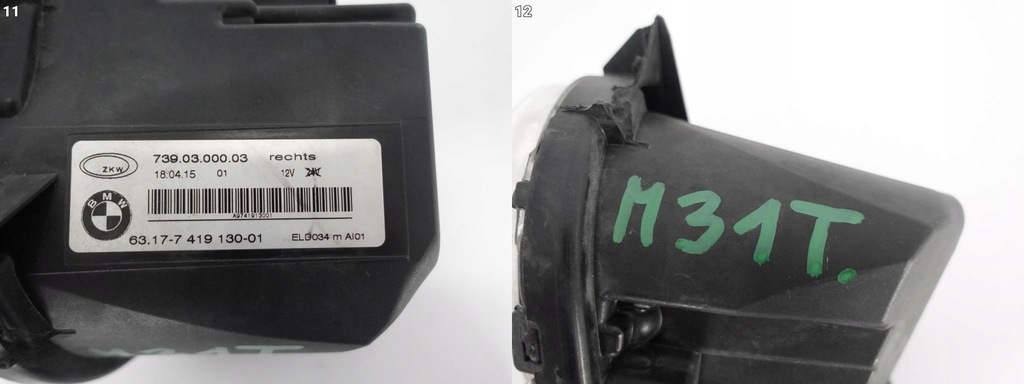 фото №12, Bmw x5 f15 x6 f16 f85 f86 протитуманна фара led drl правий