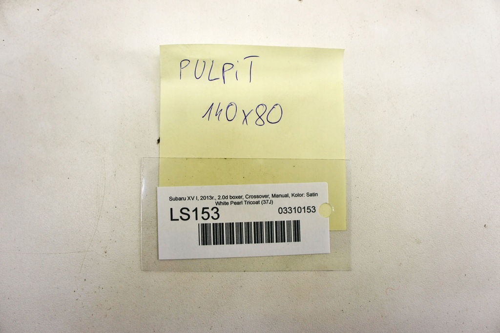 фото №5, Ls153 subaru xv i приборная панель приборная панель pulpit консоль