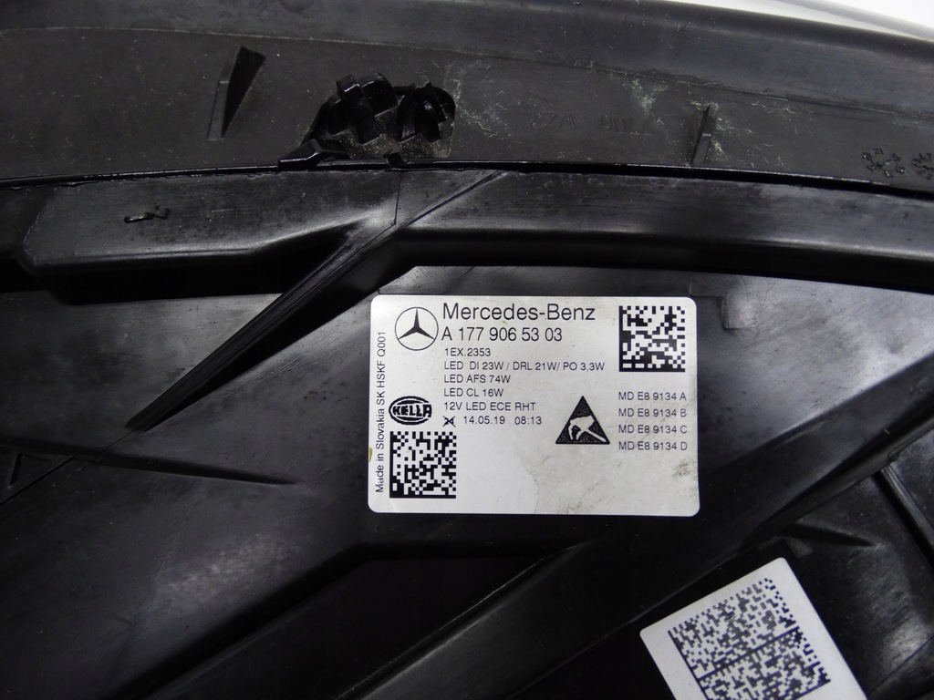 фото №10, Mercedes a-klasa w177 2018-2022 лампа ліва multibeam led a1779065303