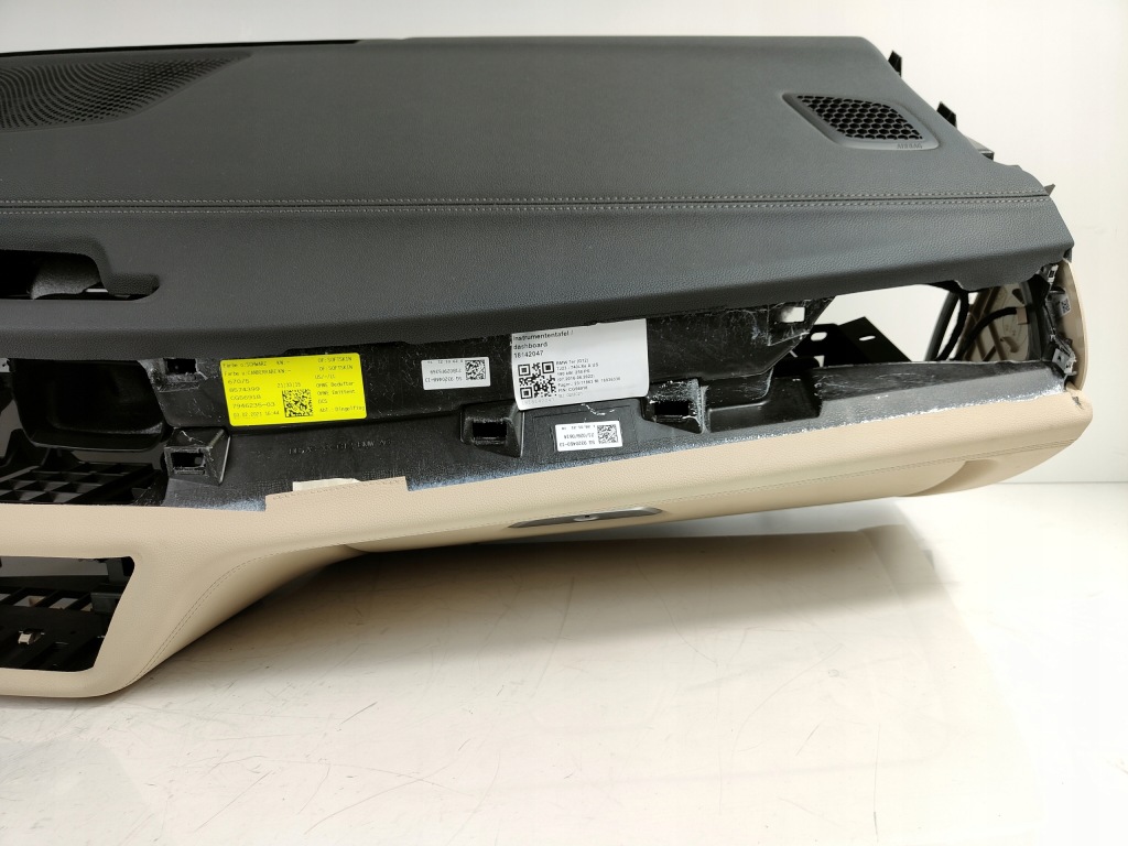 фото №13, Bmw 7 g11 g12 приборная панель приборная кожа консоль beż