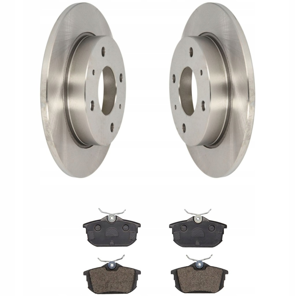 фото №1, Гальмівні диски гальмівні колодки задня smart forfour 1.1 1.3 1.5 2004-